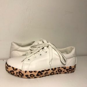 Cheetah print sneakers
